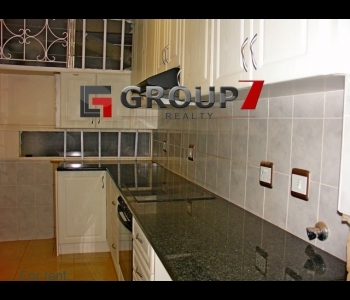Kitchen with granite tops
