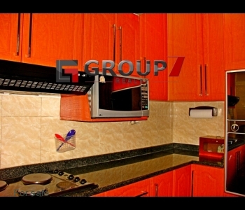 Kitchen with granite tops