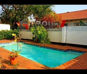 Pool and entertainment area