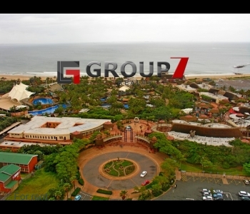Panoramic views from penthouse overlooking Ushaka Marine World