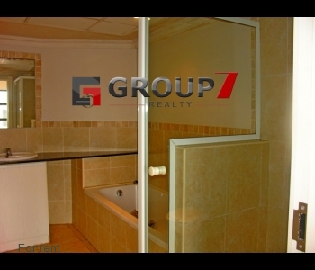 Bathroom with shower and tub