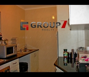 Kitchen with granite tops
