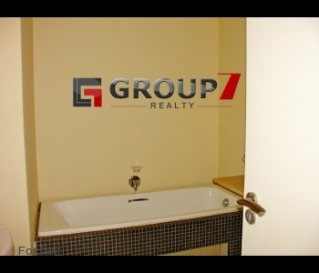 Family bathroom with bath tub