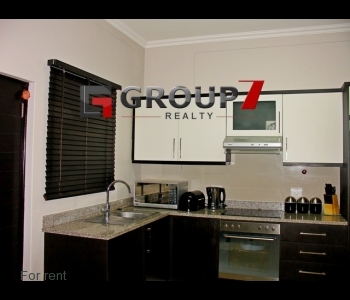 Kitchen with granite tops