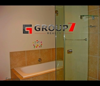 Bathroom with tub and shower