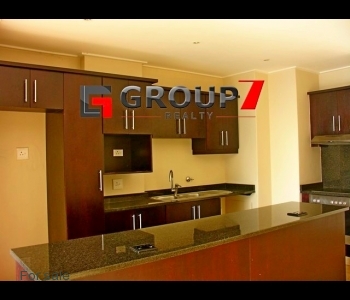 Kitchen with granite tops