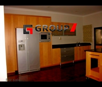 Kitchen with granite tops
