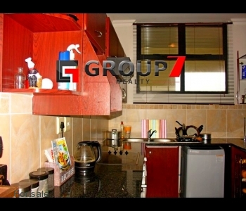 Kitchen with granite tops