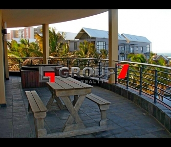 Dining area on balcony