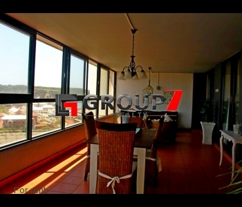 Balcony with breakfast area