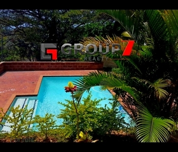 Communal pool area