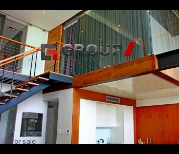 Main bedroom encapsulated in glass