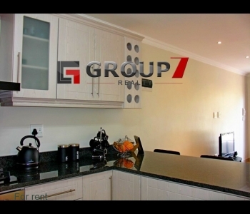 Open plan kitchen with breakfast nook