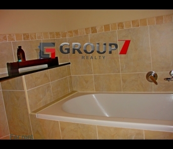 Bathroom with tub