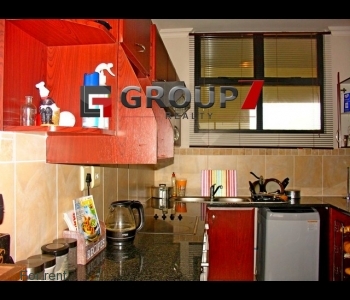 Kitchen with granite tops