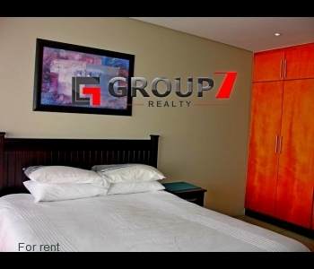 Bedroom 1 with built-in cupboards